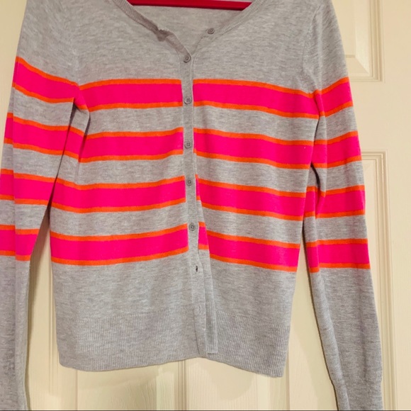 BNWOT Old navy striped cardigan size small - Picture 3 of 6